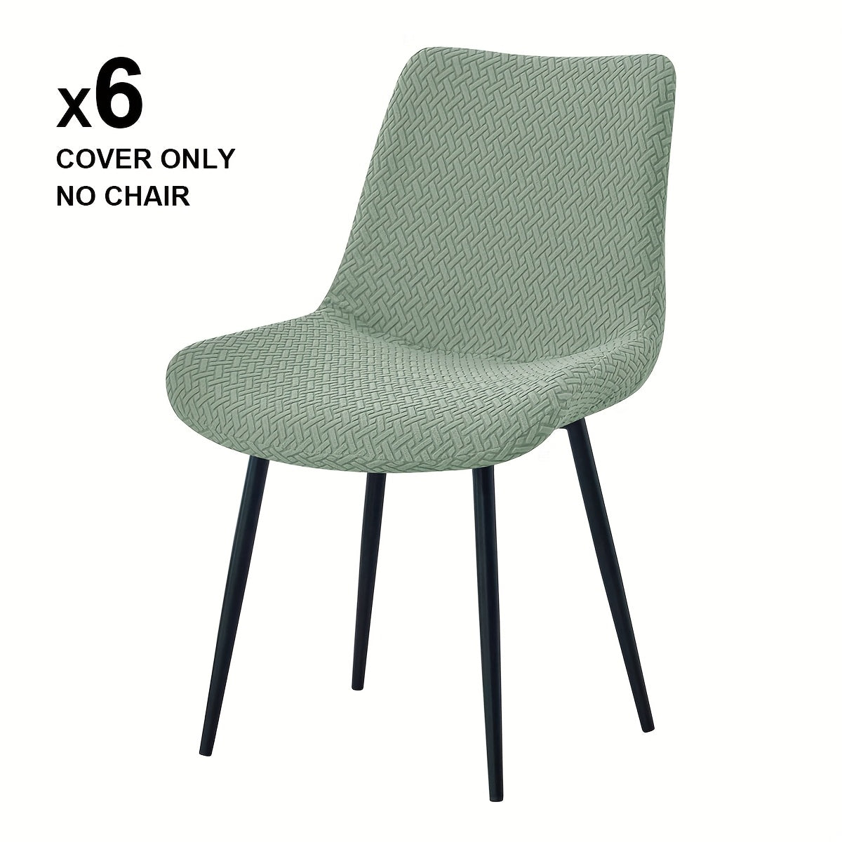 T-Type • Jacquard • Curved Concave Back • Chair Cover