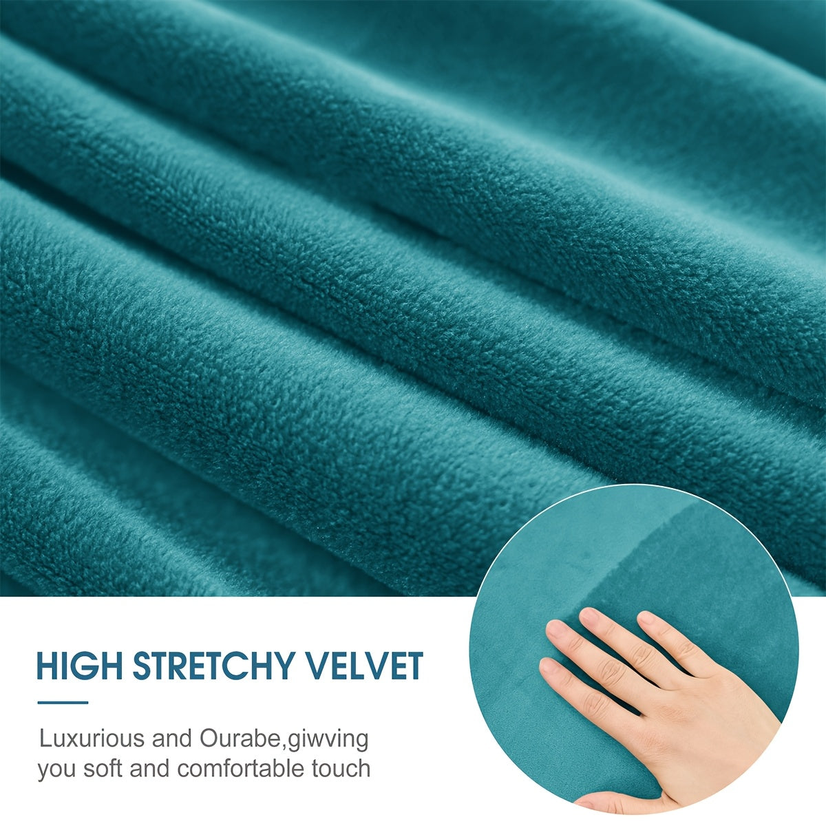 Soft Velvet Chair Covers 4\u002F6pcs Soft Silver Fox Velvet Duckbill Chair Covers | Machine Washable Dining Chair Protectors