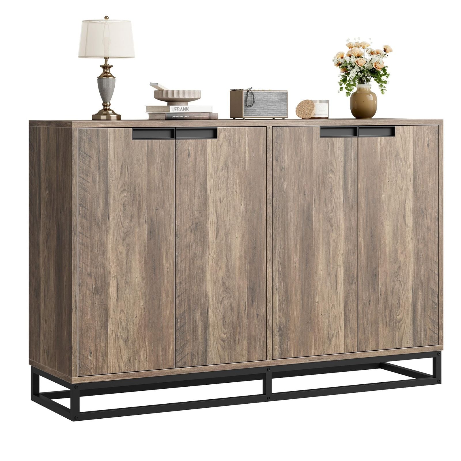 Modern Mediterranean Metal Buffet Cabinet 55\