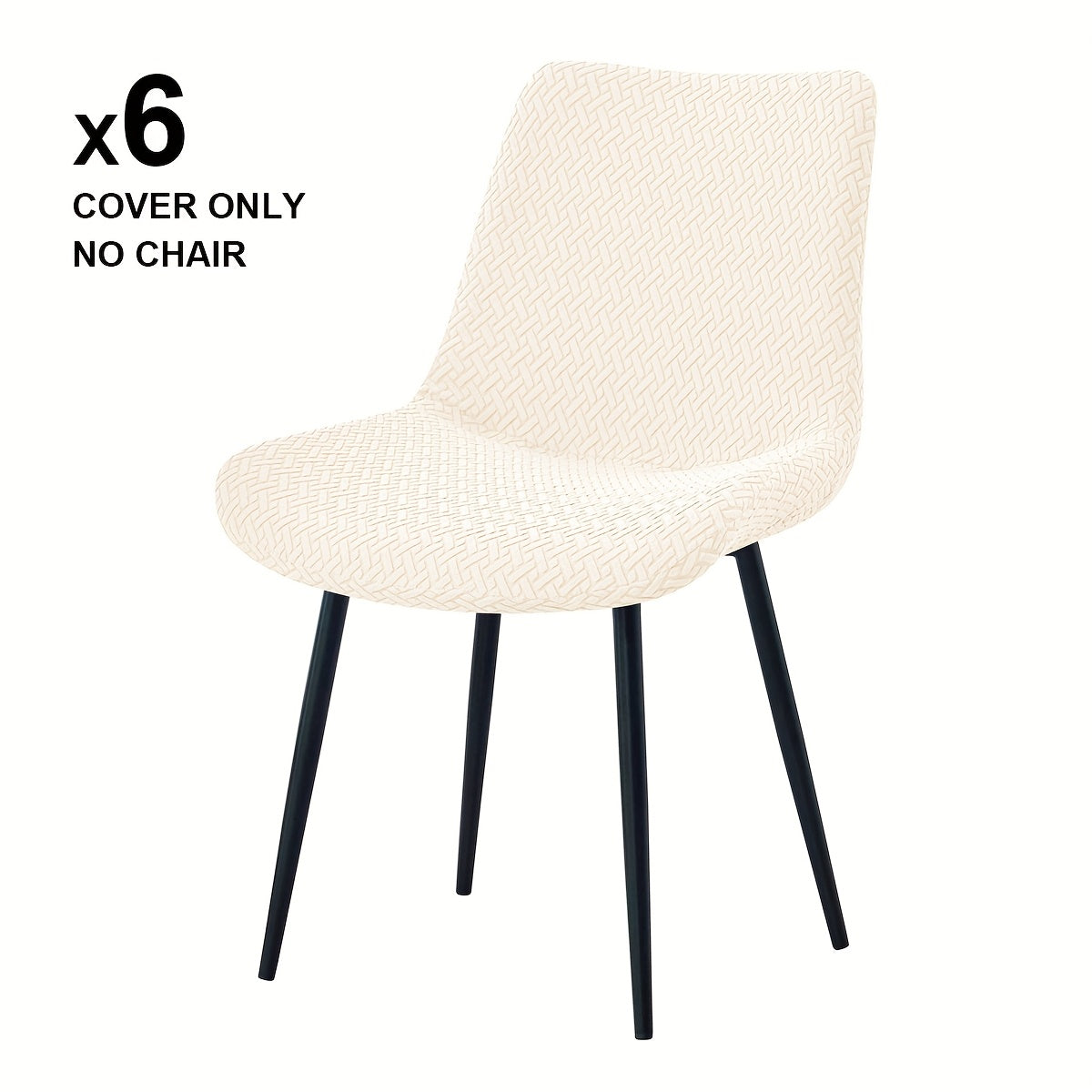T-Type • Jacquard • Curved Concave Back • Chair Cover