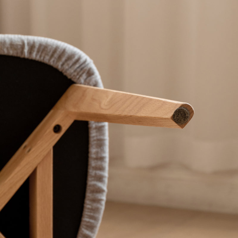 Dining Chair Wooden FAS Grade Oak | Natural Wood Made in North America, 100% Dirt-free, Solid Construction, Easy and Natural Design, 18.7 * 21.85 * 30.71inch