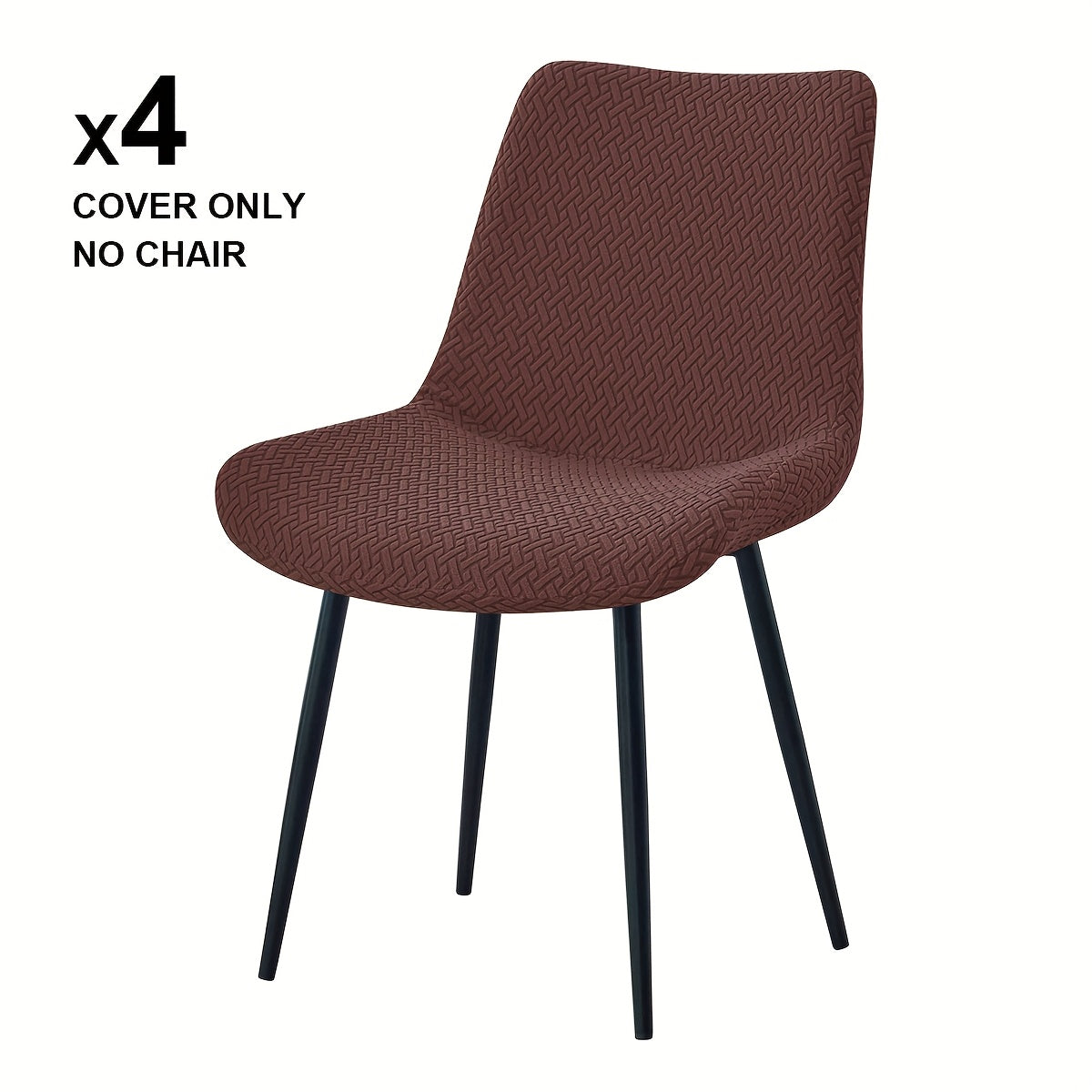 T-Type • Jacquard • Curved Concave Back • Chair Cover