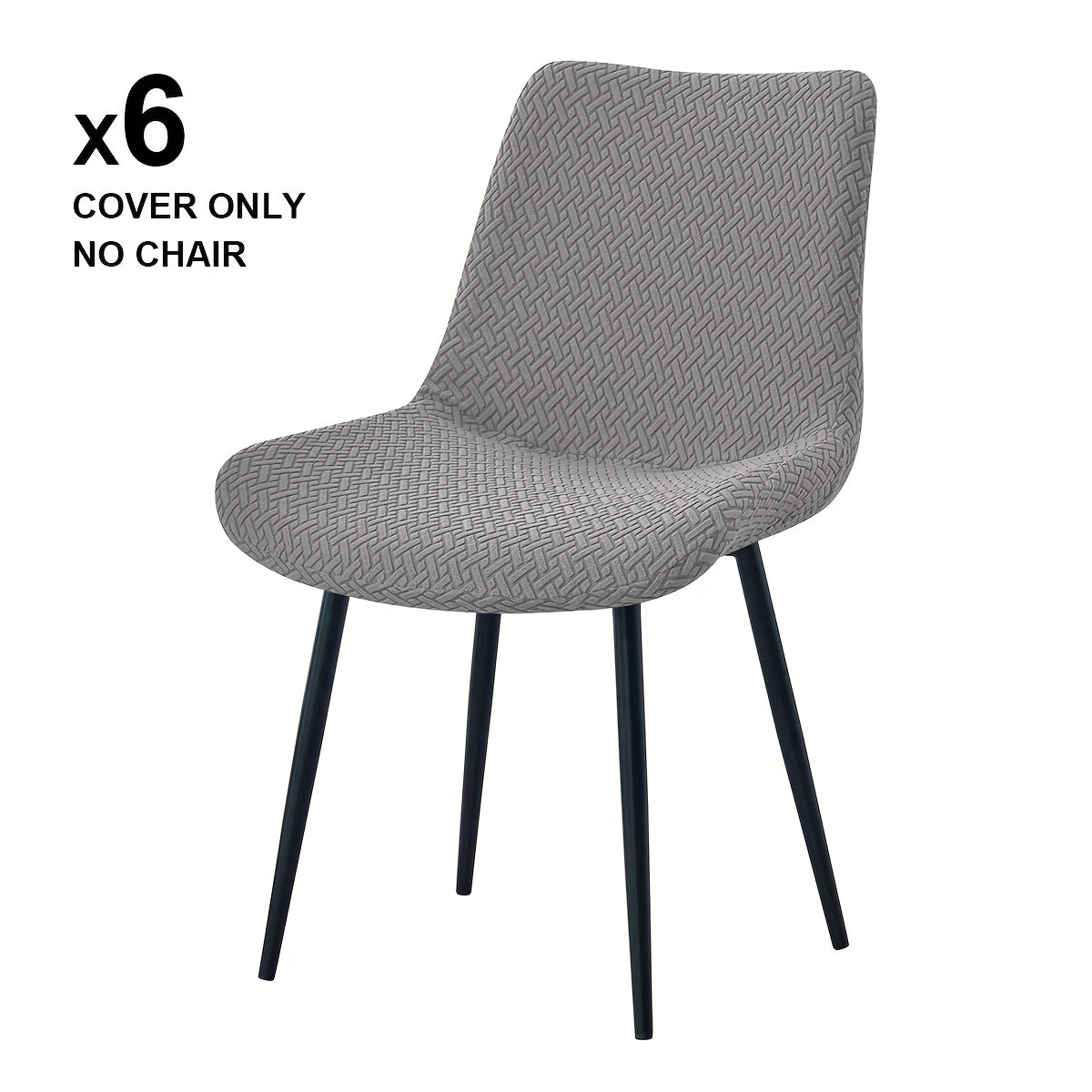 T-Type • Jacquard • Curved Concave Back • Chair Cover