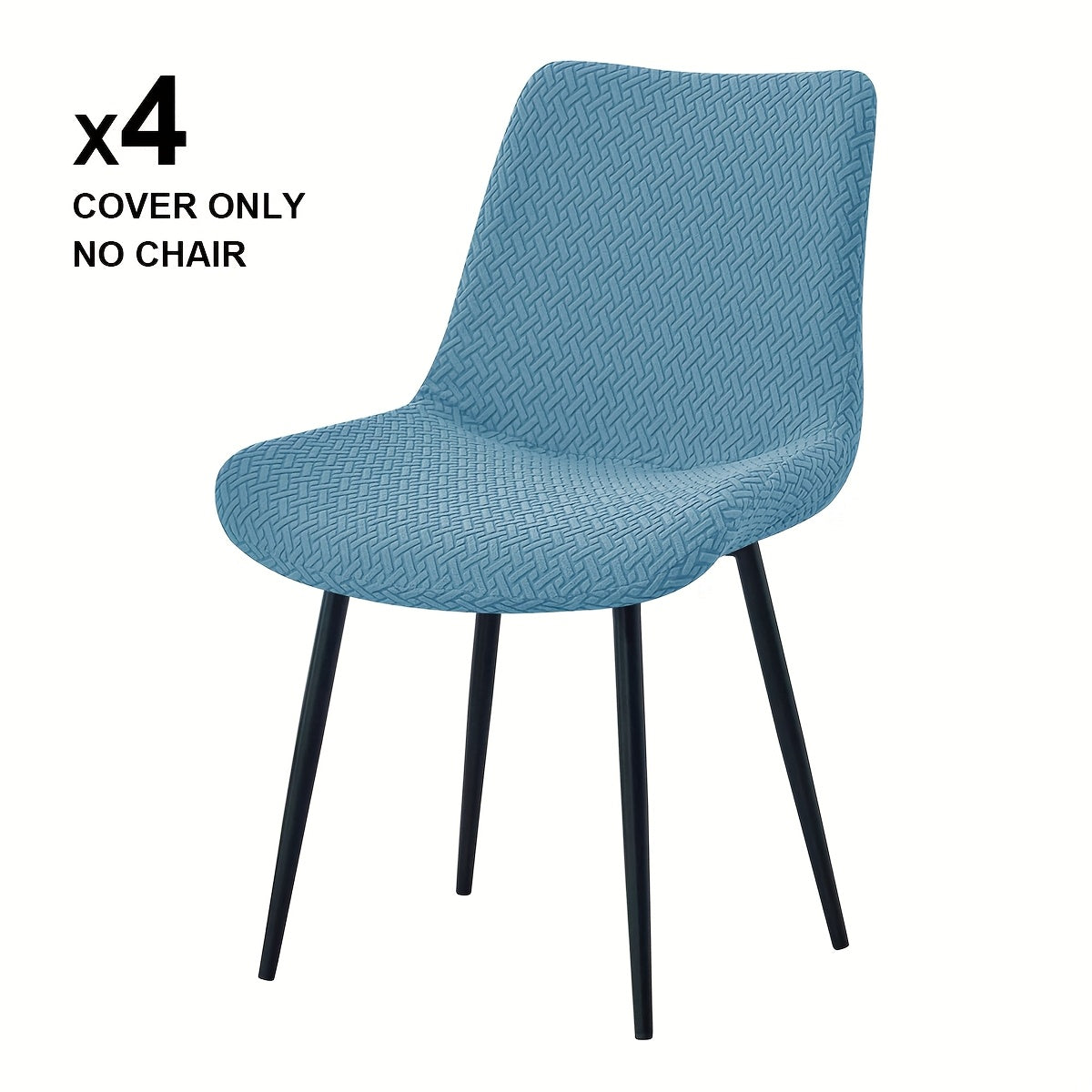 T-Type • Jacquard • Curved Concave Back • Chair Cover