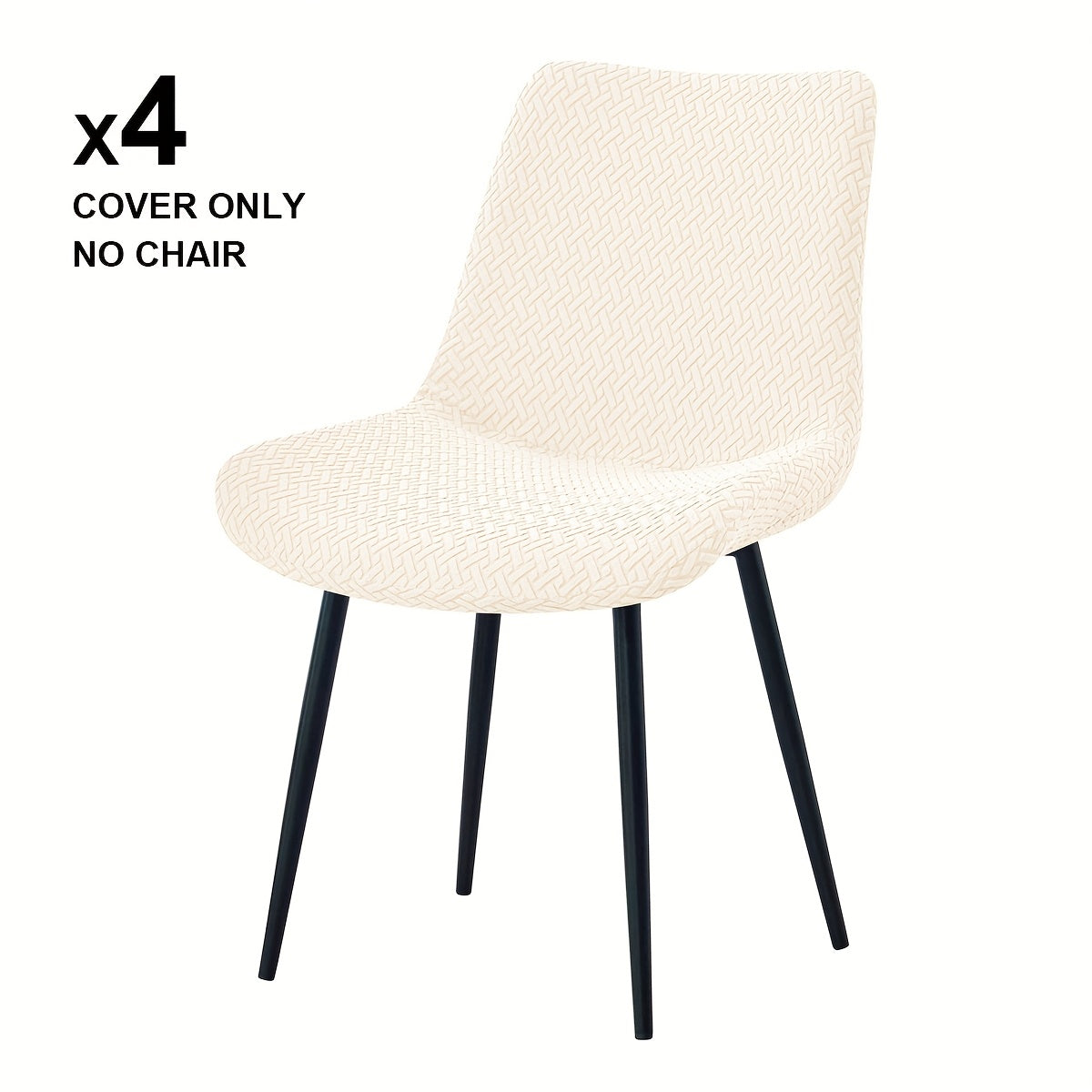 T-Type • Jacquard • Curved Concave Back • Chair Cover