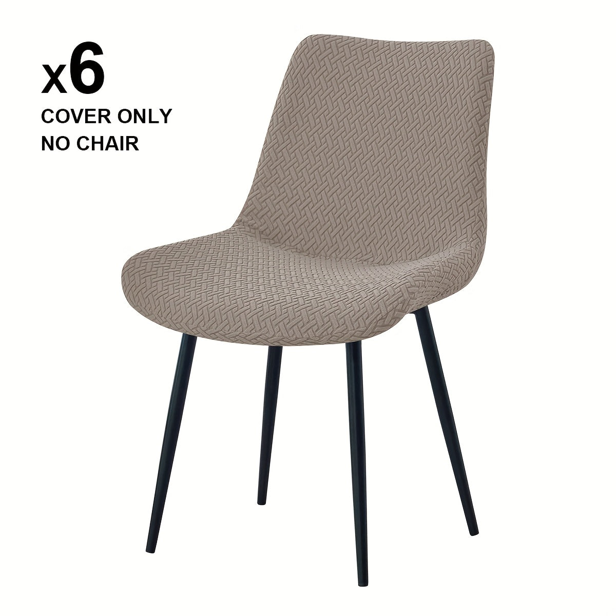 T-Type • Jacquard • Curved Concave Back • Chair Cover
